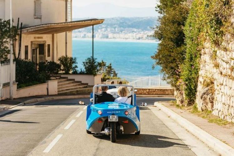3-wheel vehicle adventure from Nice
